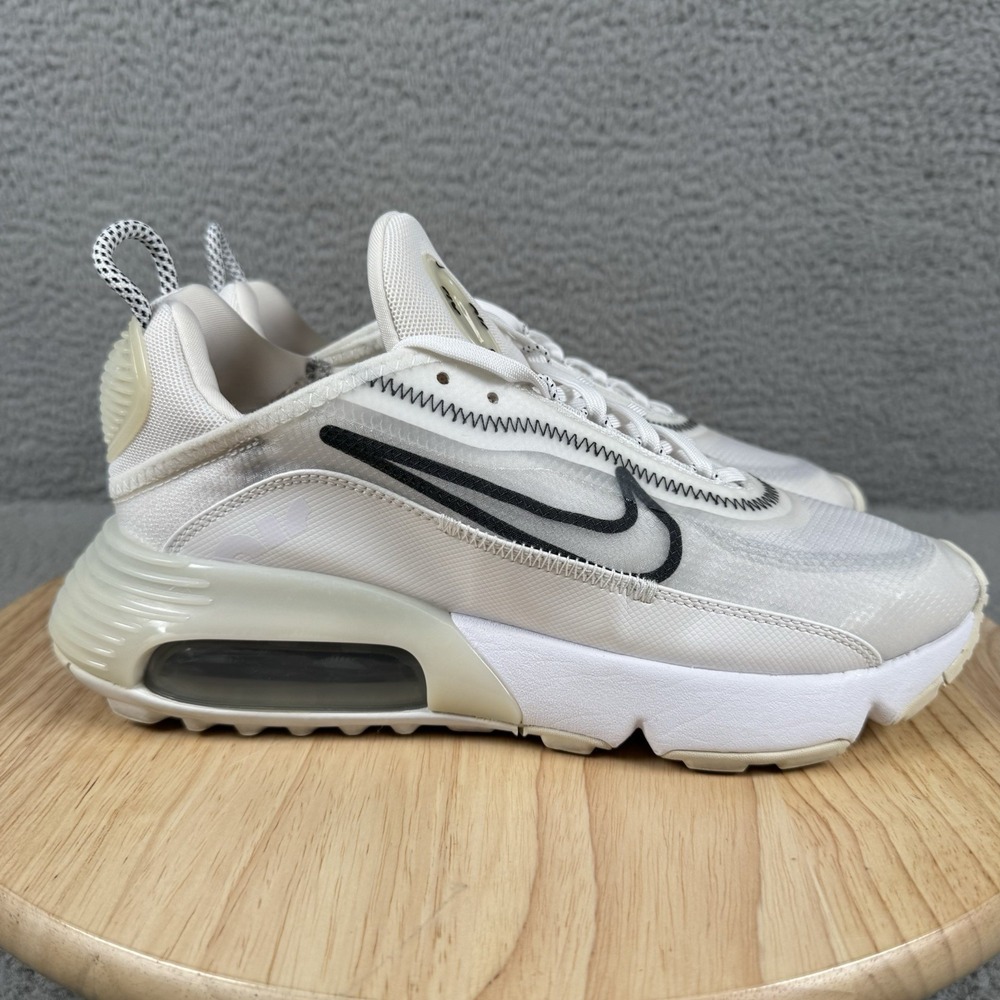 Nike Air Max 2090 Shoes Womens Size 9 White Mesh Running Sneakers CK2612-100